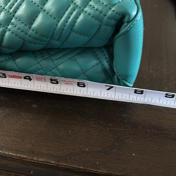 NWT Love Moschino Teal Quilted Women's Bag - Picture 5 of 9